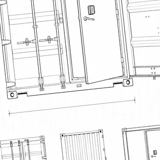 Technical drawing detail