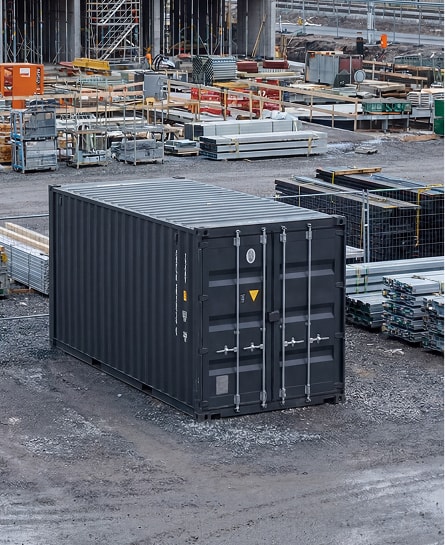 Mobile Strongroom deployed in an industrial yard